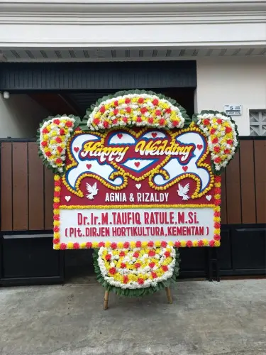 Papan Bunga Pernikahan jombang
