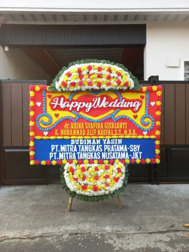 Papan Bunga Pernikahan jombang