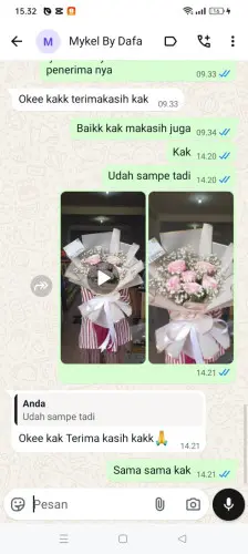 Testimonial Buket Bunga jombang
