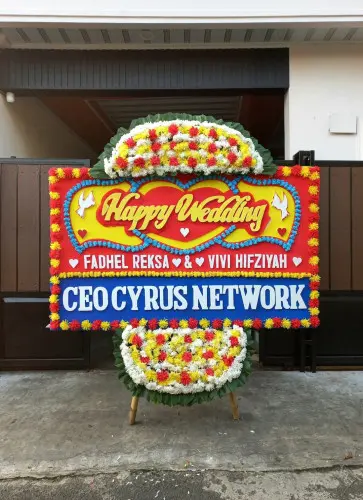Papan Bunga Pernikahan jombang