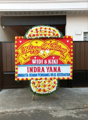 Papan Bunga Pernikahan jombang